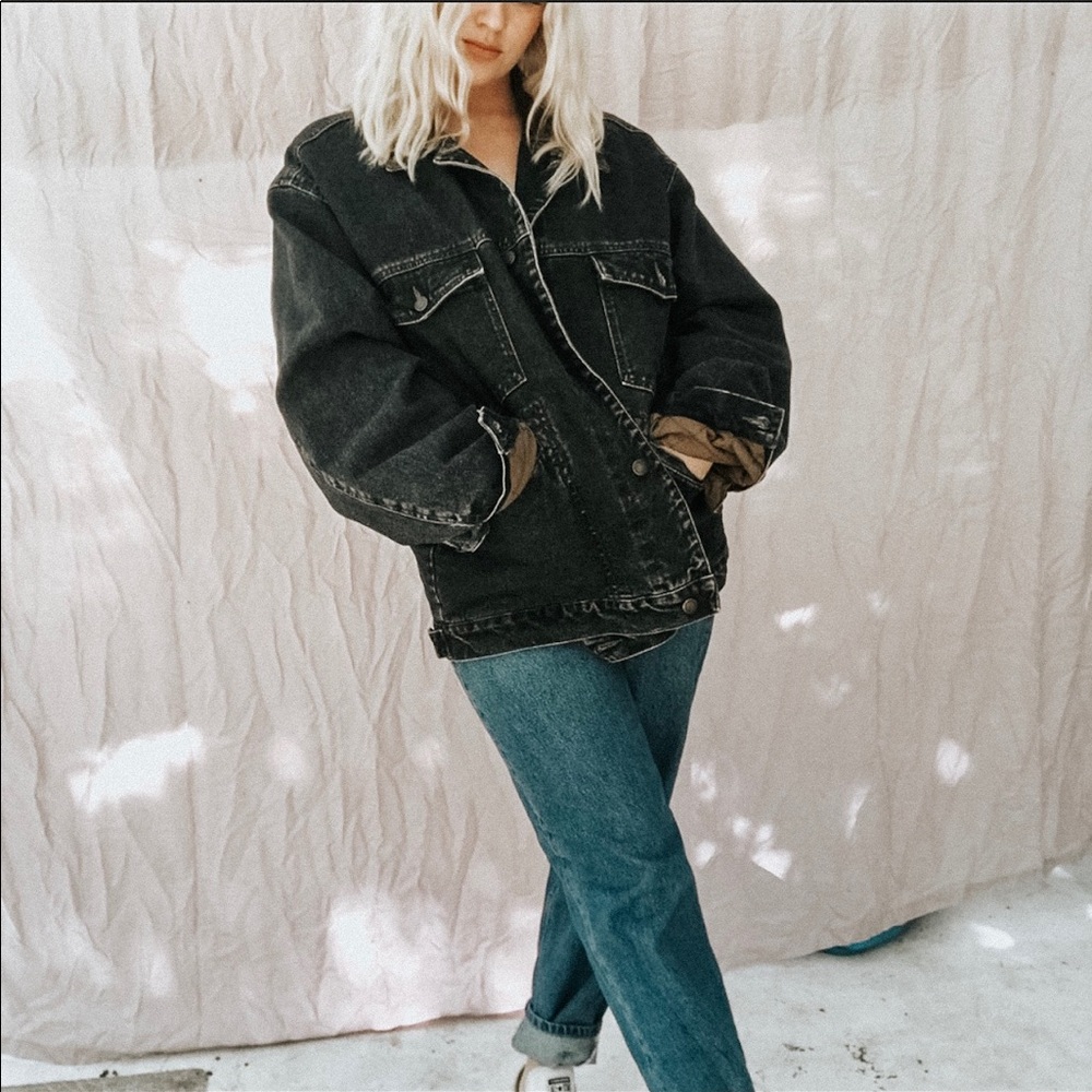 Vintage oversized denim jacket